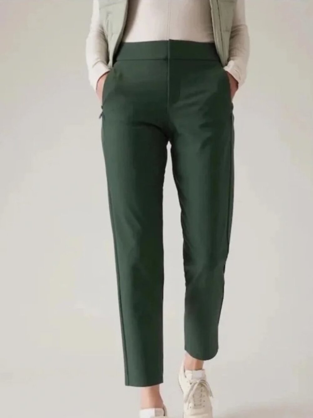 NWT Athleta Stellar Trouser (Seaweed Snack) Size 8